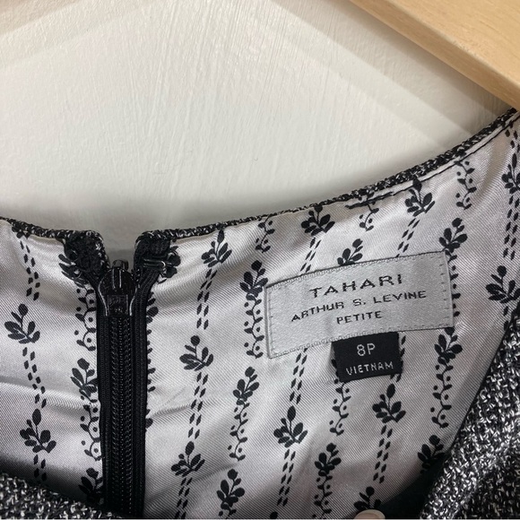 Tahari Arthur S. Levine‎ Sleeveless Tank Top Career Business Mini Dress Size 8P - Picture 3 of 6